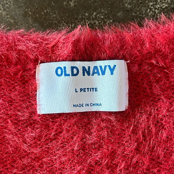 Old Navy | Red Eyelash Sweater - Picture 4 of 7